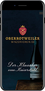 Websiteprogrammierung Oberrotweiler Winzerverein mit Online-Shop