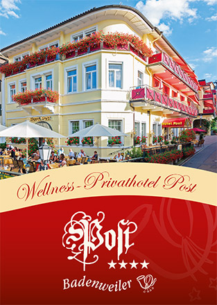 Broschüre für das Privathotel Post in Badenweiler